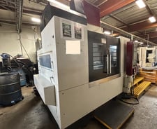 OKK #VM-5III, CNC Vertical Machining Center, 40.1" X, 20" Y, 20" Z, 22.05" x 41.34" table, 40 HP, 13000 RPM