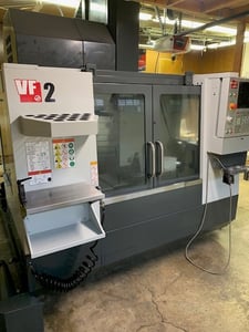 Haas #VF-2, 4-Axis CNC Vertical Machining Center, 30" X, 16" Y, 20" Z, 14" x 36" table, 30 HP, 10,000 RPM, 30