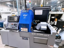 Star #SB-20R, CNC swiss lathe, .787" bar, 8" length, rigid tap, 2021