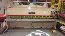 3/8" x 12' Cincinnati #Series-25, power squaring shear, 50 SPM, 13 holddowns, 1" x 4" x 150" knife, 1973