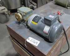 3 HP, 1740 RPM, Tiger #2, Gear Reducer/Gearmotor, Baldor motor, 25.00 :1 ratio, 1" output shaft diameter