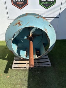 Spare Fan Wheel, 54.5" fan diameter, 14-5/16" fan width, 3-7/16" shaft diameter, 15.25" blade length