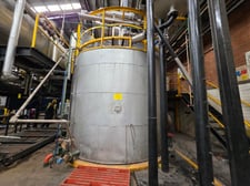 TEXC, S.A. Jacketed Carbon Steel steam storage tank, 1976