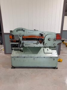Piranha #P90, hydraulic ironworker, 90 tons, 1-1/8" thru 1", 10" throat, (Others Available)
