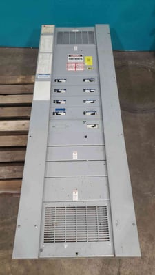 250 Amp. Cutler-Hammer, PRL4 Pow-R-Line, Panelboard, w/ 3P Breakers, 3 phase, 480 Volts