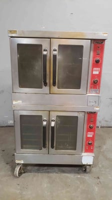 Vulcan #VC4ED, Double Stack Electric Convection Oven, Stainless Steel