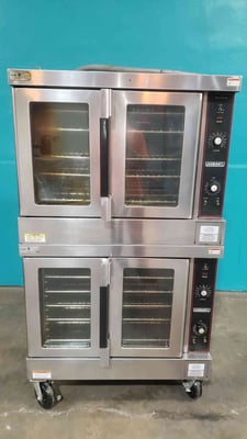 Hobart #HEC5, Double Deck Electric Convection Oven, Stainless Steel