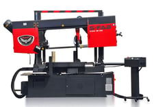 18" x 25" RMT #S-FAB-CDM-18-25, manual pivot double miter bandsaw, 65-328 FPM, 7.5 HP, 236.25" x 1.51" band