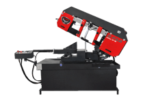 13" x 18" RMT #S-FAB-PDM-13-18, semi-auto pivot double miter bandsaw, 65-328 FPM, 3 HP, 13' 7" x 1.34" x