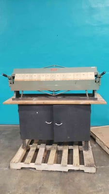 22 gauge x 4' Connecticut #U422, Box & Pan Brake