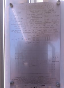 7500/8400 KVA 13200 Delta Primary, 2400Y/1386 Secondary, Westinghouse