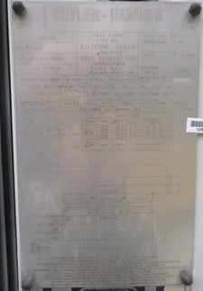 7500/8400 KVA 13800 Delta Primary, 4160Y/2400 Secondary, Cutler-Hammer