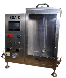 AT2E #SSA-D, vacuum leak testing chamber, packaging seal integrity tester, Stainless Steel, Weinview HMI