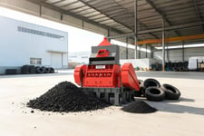 Enerpat, Crumb Rubber Shredder, Tire Granulator, Producing