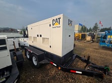 60 KW Caterpillar #XQ60P4, portable diesel generator set, dual voltage, sound attenuated enclosure, 2005