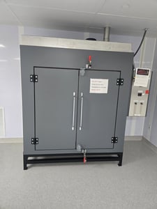 48" width x 48" H x 24" D JPW #ST424TULF480, batch oven, 500°F, stainless racks, 2022, new