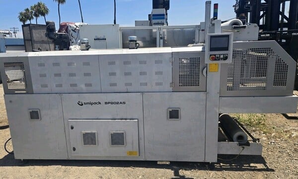 Smipack #BP802AS, Monoblock automatic shrink wrapper