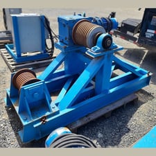 Gunn Industries, 8-Groove Waterfall Winch, 500 lb. line-pull, 5 HP SM-Cyclo motor, 1740 RPM, Sumitomo