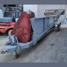 Cedarapids Greystone #3625WFES-MS, Sand Screw Classifier, 36" diameter x 25' long sand screw, 15 HP Baldor