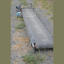 20" wide x 13' long Flat Channel Conveyor, 3/4 HP IronHorse motor & gearbox, 1725 RPM, 230/460 Volt, 3PH