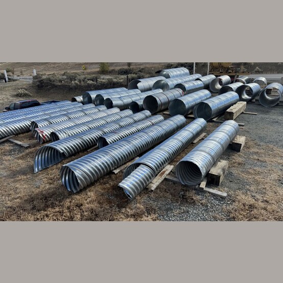 Lot of Various Culverts, 20"-40" diameter x 6' 5"-8'10" long