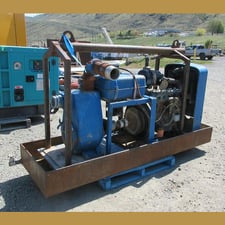 Monarch #TT-40, Diesel Driven Trash Pump, 4" suction/discharge, 41 HP Kubota S2800 diesel engine