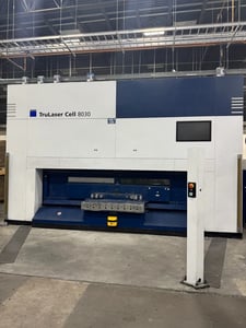 Trumpf #TruLaser-Cell-8030, CNC 3D Laser Cell, 4000 Watt, 118-1/8" X, 51-3/16" Y, 23-5/8" Z, Siemens 840D