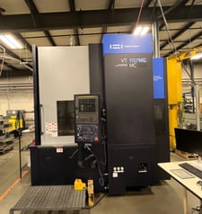 Hwacheon #VT-950-MG/MC, CNC Vertical Turret Lathe, 43" swing, 24" chuck, 37" turning diameter, 1125 RPM, 12