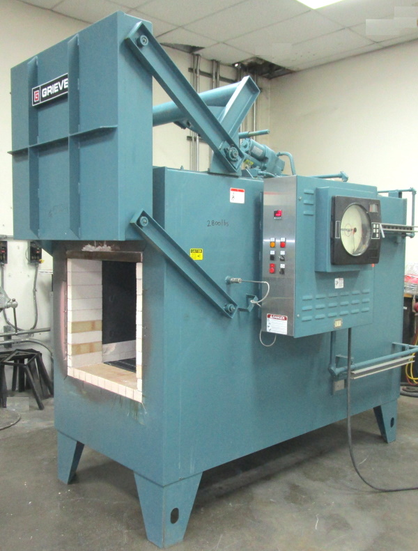 24" width x 24" H x 36" D Grieve #TF243624, tempering furnace, 1400°F, Watlow F4T touchscreen control