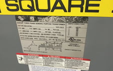 112.5 KVA 480 Primary, 208Y/120 Secondary Square D #EE112T3H, Transformer, 3 phase, 60 Hz, 135 Amps (2