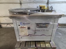 Brandt #KTD-72, contour edgebander, 1" min. radius, 7" min. workpiece, 2003