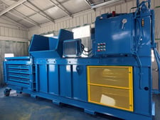 Marathon #SE-503042-830, 30" x 42" x 72" side eject horizontal baler, 30 HP, 50" x 28" feed opening