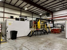 2200 Ton, 533 oz., Borche #BU2200-V, injection molding machine with Yaskawa robot, Keba Control, 2024