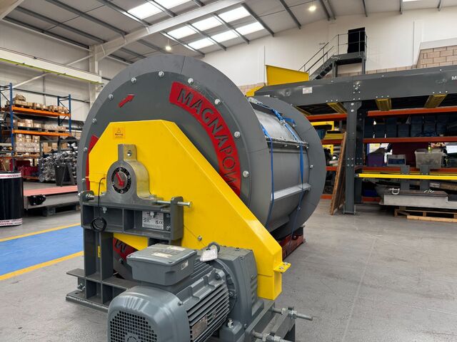 Magnapower #PFD-120-150, magnetic separator, ferrous recovery, new