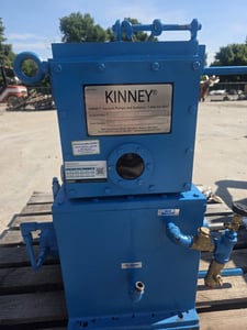 Kinney #KT150C-S000, rotary piston vacuum pump package, industrial vacuum system