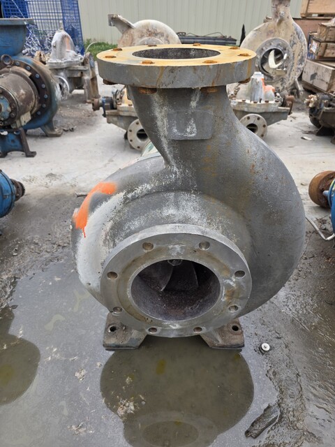 Goulds #3175, 6x8-15, ANSI Stainless Steel Centrifugal Process Pump, Bare Pump