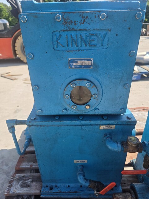 Kinney #KT150, rotary piston high vacuum pump system