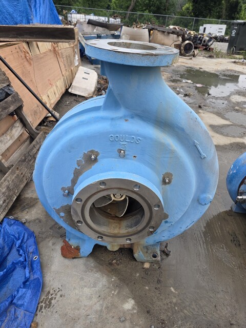 Goulds #3175, 6x8-22, ANSI Centrifugal Process Pump, 140 Frame, 1200 RPM