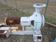 1884 GPM @ 133' TDH, Sulzer/Ahlstrom #APT53-8, 8x10-21, Stainless Steel Centrifugal Pump