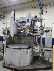 54" Bullard #54" Cutmaster, vertical turret lathe, 62" swing, 44" under rail, ram head, side head, 30 HP