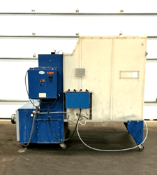 Nordson #NVC2 Econo Coat Series II spray booth, with Versa Spary II, 3 HP, 3450 RPM