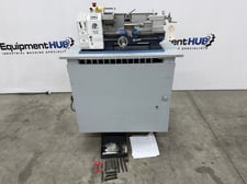 8" x 12" Palmgren #9684508, vari-speed bench top lathe, .80 HP, 3-jaw chuck, 4-way tool post
