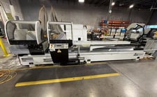 21.6" FOM Industries #Blitz-Alva-550-Theta, CNC double head miter saw, saw blade head with automatic
