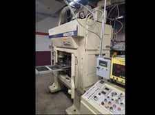 30 Ton, Minster #TR2-30, straight side double crank press, 1" stroke, 9" Shut Height, 1000 SPM, air clutch &