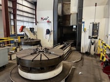 MAG #VTC-1600, CNC Vertical Boring Mill, 63" chuck, 78.7" swing, 68.89" ram stroke, C-axis live tooling, 450
