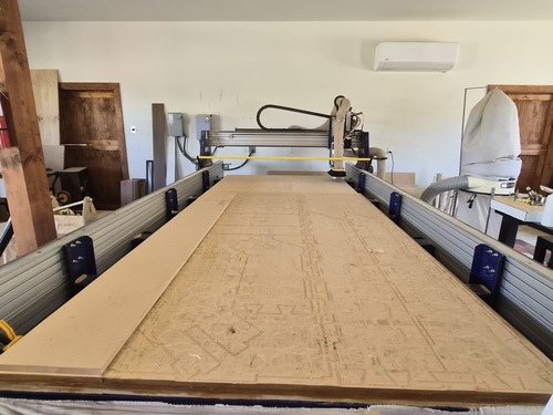 ShopBot #PRS-5Alpha, CNC router, 5' x 12' (144" x 60" x 14" ), 5 HP ATC spindle, 8 ATC, 12 IPS feed, dust