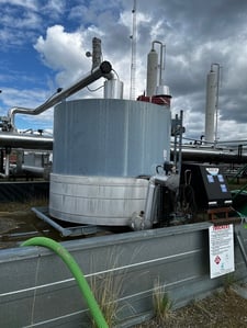 100 bbl Argo, Coated Production Tank, 9' 6" outside diameter x 8' tall tank, 2012