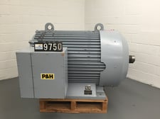 500 HP 850 RPM P & H, Frame HAF-8410, TEFC, 50 Hz, 460 Volts