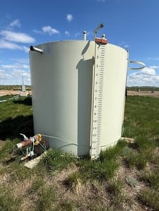 100 bbl Boomers, Pop Tank, 9' 6" diameter x 8' tall tank, 2010