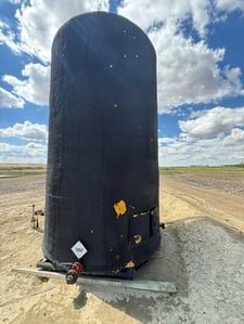 400 bbl Nusco, Double Wall Coated Storage Tank, 12' diameter x 20' tall tank, 2005